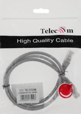Патч-корд Premier NA102-UTP-C6-1M 10Гбит/с UTP 4 пары cat.6 CCA molded 1м серый RJ-45 (m)-RJ-45 (m) - фото 5