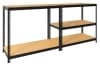 Стеллаж Практик SBL 180KD пол.:5 разборная 1803x1200x450мм антрацит (S24499375509) - фото 3