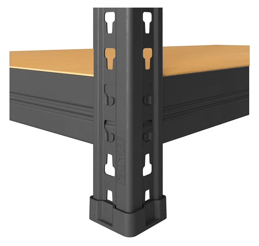 Стеллаж Практик SBL 180KD пол.:5 разборная 1803x1200x450мм антрацит (S24499375509) - фото 4
