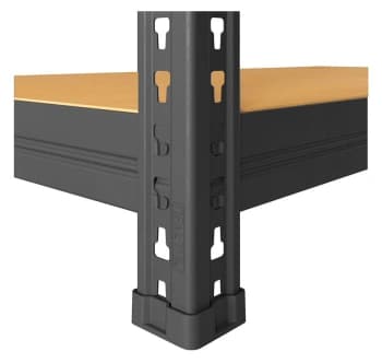 Стеллаж Практик SBL 180KD пол.:5 разборная 1803x1200x450мм антрацит (S24499375509) - фото 5