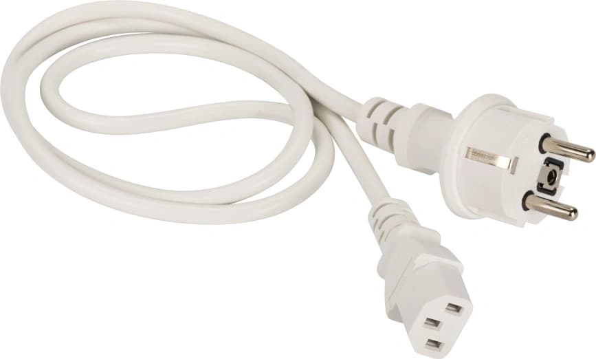 Шнур питания Lanmaster LAN-PP13/SH-1.8-WH