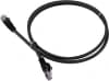 Патч-корд Lanmaster LAN-PC45/U6-2.0-BK UTP RJ-45 вил.-вилка RJ-45 кат.6 2м черный LSZH (уп.:1шт) - фото 3