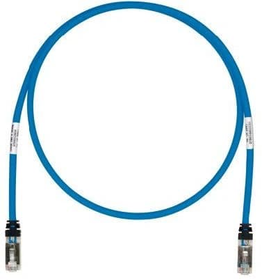 Патч-корд Panduit STP6X6MBU S/FTP RJ-45 вил.-вилка RJ-45 кат.6A 6м синий CM/LSZH - фото 1