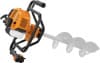 Мотобур Carver AG-152/000 бытовой 2-х такт. 1400Вт 1.9л.с. 52см3 277об/мин (01.003.00022) - фото 3