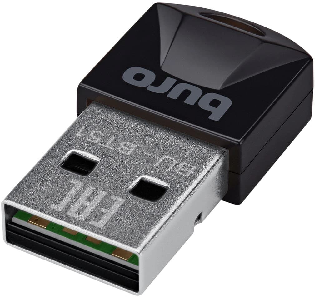 Адаптер USB Buro BU-BT51 BT5.1+EDR class 1.5 20м черный - фото 2