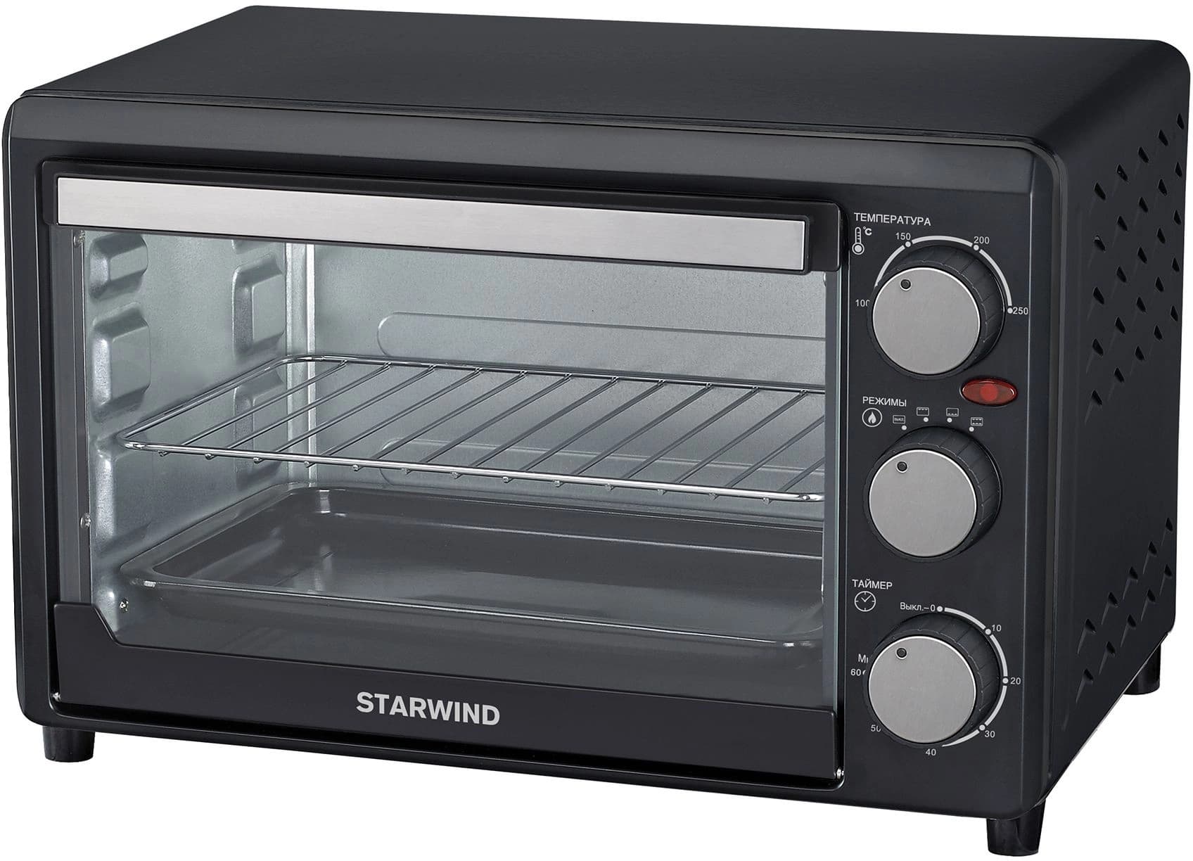 Мини-печь Starwind SMO2043 18л. 1200Вт черный