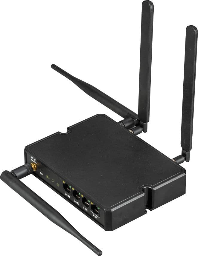 Роутер беспроводной Триколор TR-3G/4G-router-02 (046/91/00054231) N300 10/100BASE-TX/3G/4G cat.4 черный - фото 1