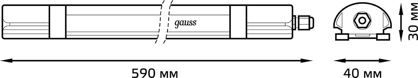 Светильник Gauss Ultracompact 143424318 18Вт 6500K белый - фото 4