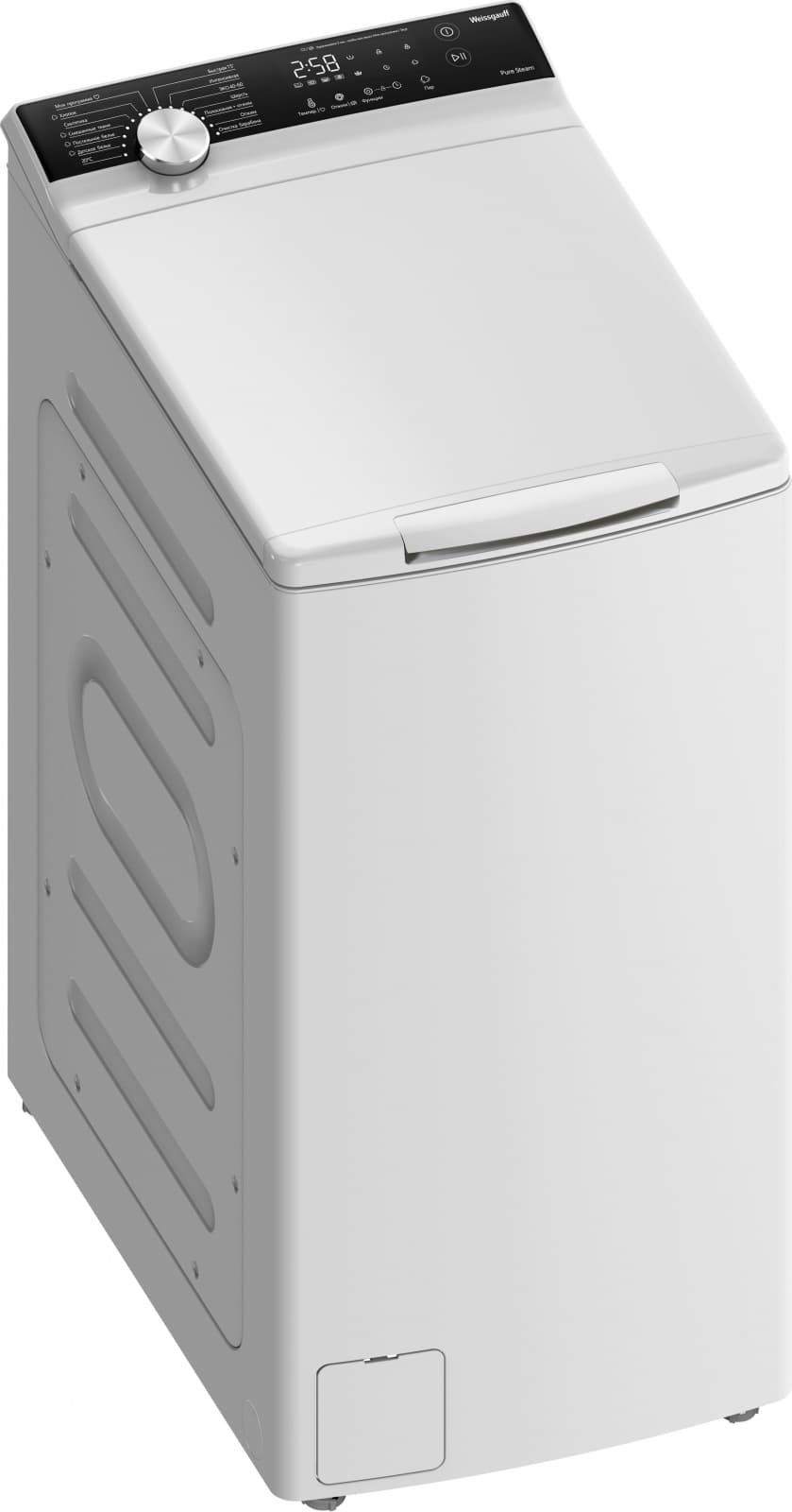 Стиральная машина Weissgauff Premium WM 40970 TD Inverter Steam класс: A+++ загр.вертикальная макс.:7кг белый инвертор