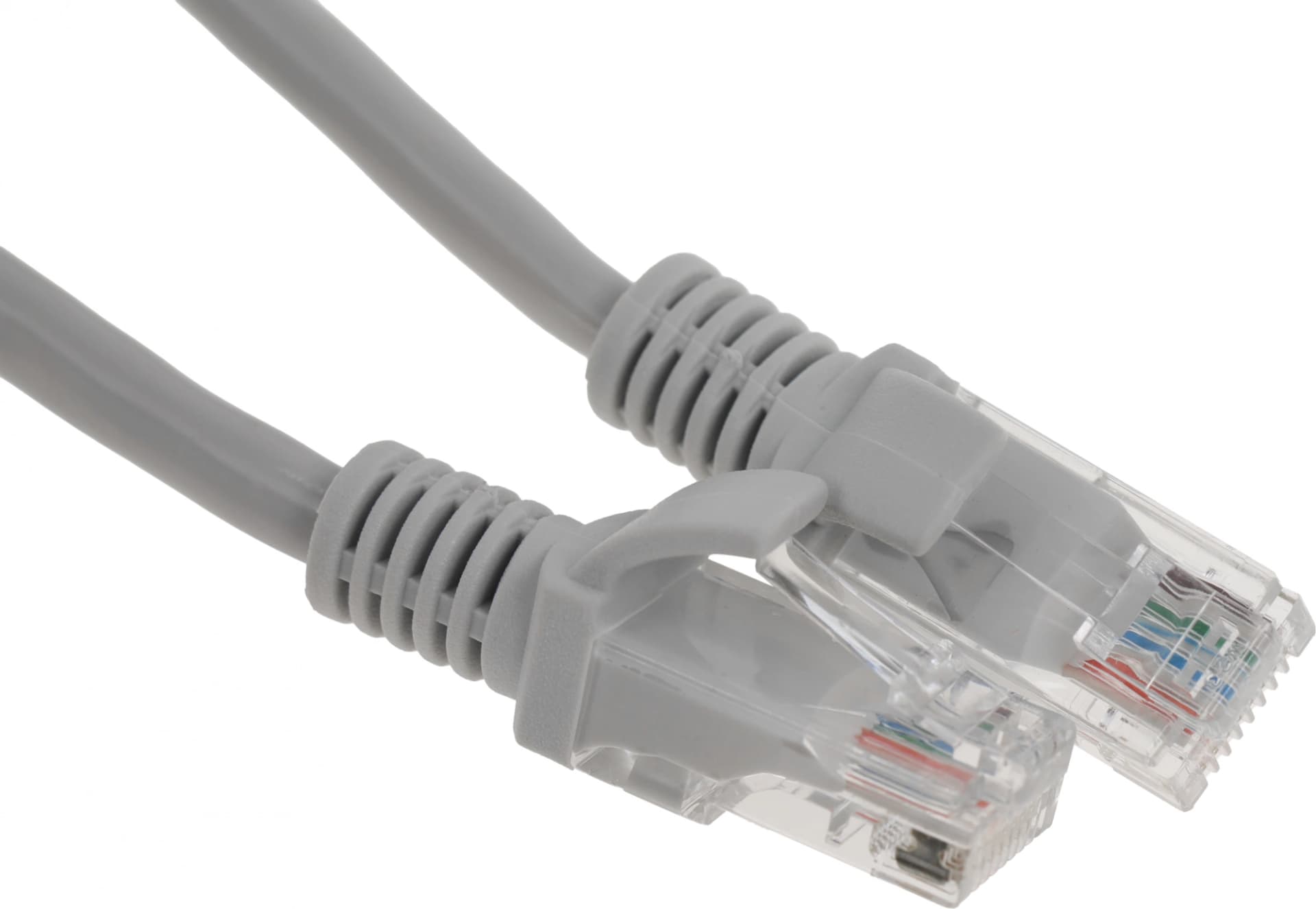 Патч-корд Premier PP12-0.25M 1000Гбит/с UTP 4 пары cat.5E CCA molded 0.25м серый RJ-45 (m)-RJ-45 (m) - фото 1