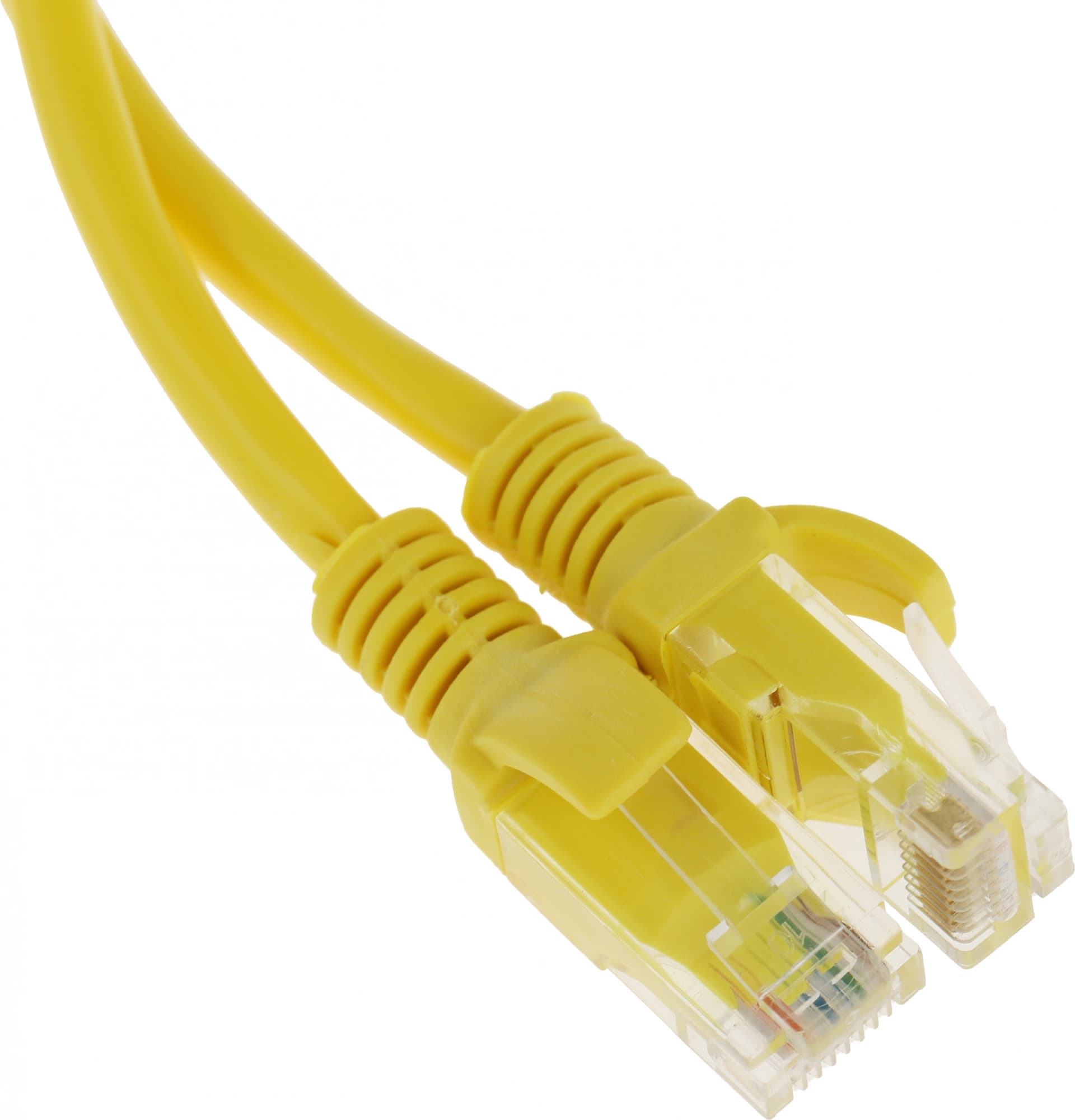Патч-корд Premier PP12-1M/Y 1000Гбит/с UTP 4 пары cat.5E CCA molded 1м желтый RJ-45 (m)-RJ-45 (m) - фото 1