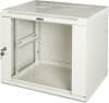 Шкаф коммутационный Lanmaster PRO (TWT-CBWPG-12U-6X4-GY) настенный 12U 600x450мм пер.дв.стекл 60кг серый 350мм 635мм IP20 металл - фото 3