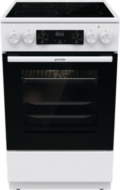 Плита Электрическая Gorenje GECS5C70WA белый/черный стеклокерамика (без крышки) - фото 2