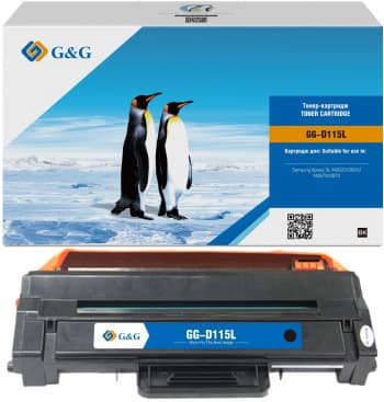 Картридж лазерный G&G GG-D115L черный (3000стр.) для Samsung Xpress SL-M2620/2820/M2670/2870 - фото 5