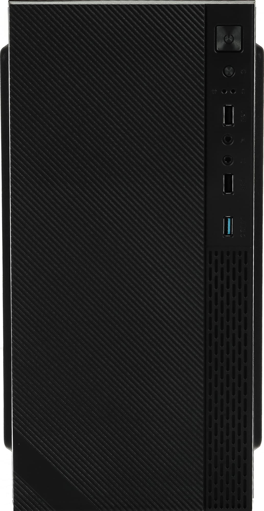 Корпус Accord ACC-263B черный без БП mATX 1x80mm 2xUSB2.0 1xUSB3.0 audio - фото 4