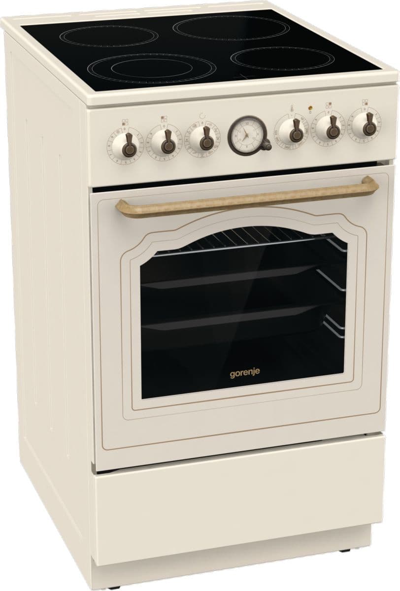 Плита Электрическая Gorenje GECS5B70CLI бежевый стеклокерамика (без крышки) - фото 5