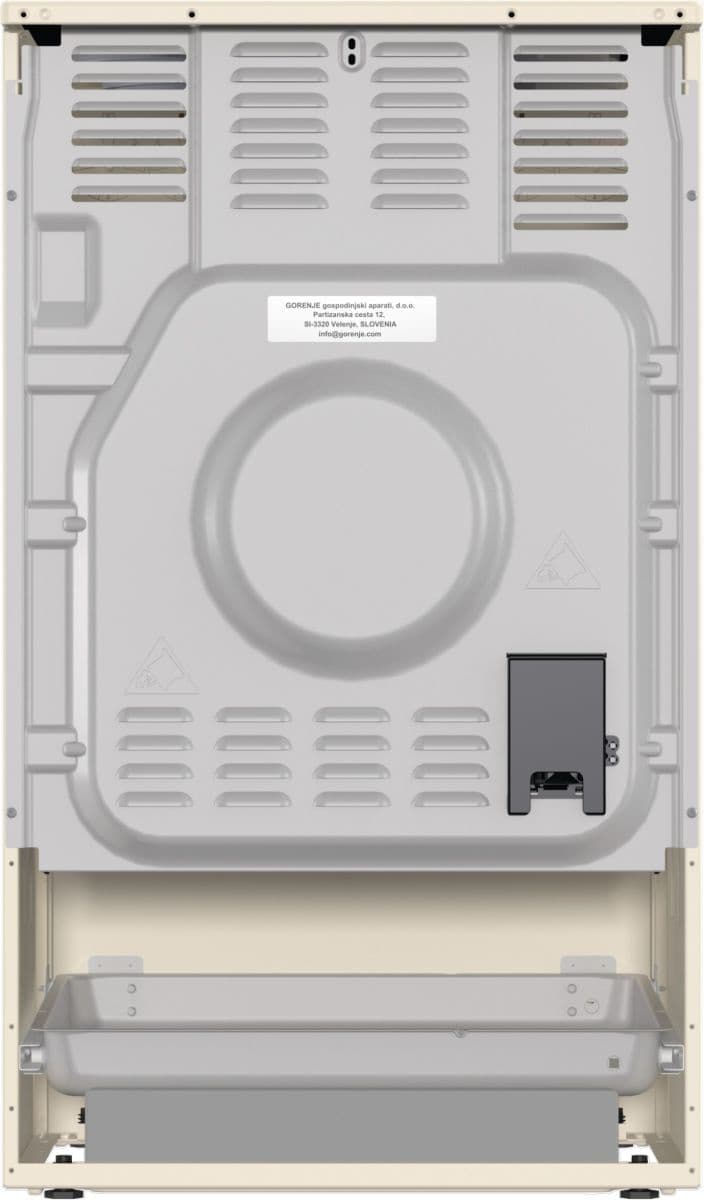 Плита Электрическая Gorenje GECS5B70CLI бежевый стеклокерамика (без крышки) - фото 4