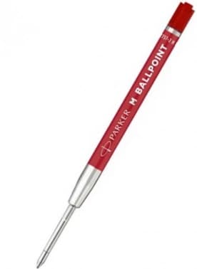 Стержень шариковый Parker QuinkFlow Basic Z09 (2166545) M 1мм красные чернила блистер (2шт) - фото 2