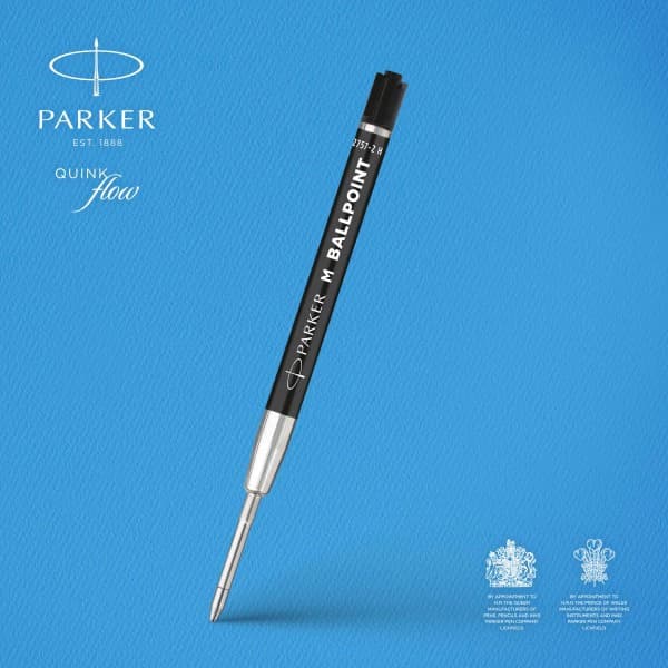 Стержень шариковый Parker QuinkFlow Basic Z09 (2168602) M 1мм черные чернила без упак.