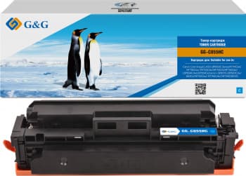 Картридж лазерный G&G GG-C055HC 055H голубой (5900стр.) для Canon LBP660/663Cdw/LBP664Cx, MF746Cx/MF742Cdw/MF744Cdw/MF741/MF743/MF745 - фото 2