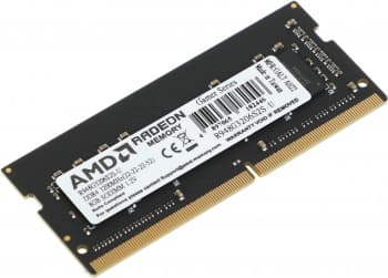 Память DDR4 8Gb 3200MHz AMD R948G3206S2S-U Radeon R9 Gamer Series RTL PC4-25600 CL22 SO-DIMM 260-pin 1.2В Ret - фото 5