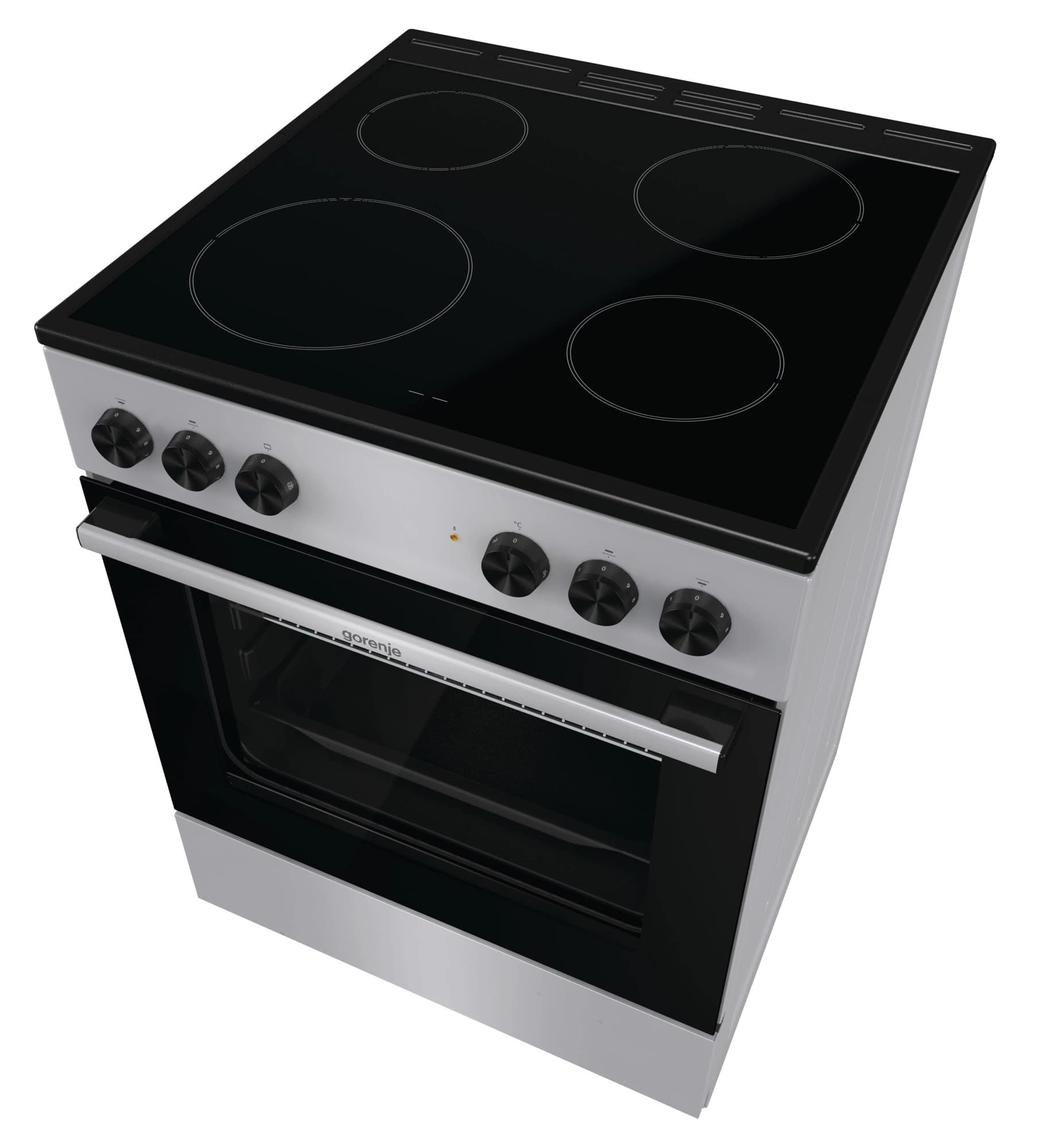 Плита Электрическая Gorenje GEC6A11SG серый стеклокерамика (без крышки) - фото 4