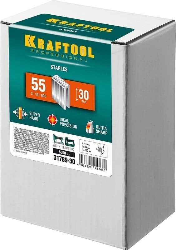 Скобы для степлера Kraftool 31789-30 - фото 4