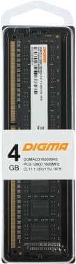 Память DDR3 4GB 1600MHz Digma DGMAD31600004S RTL PC3-12800 CL11 DIMM 240-pin 1.35В single rank Ret - фото 5