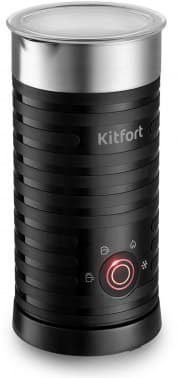 Капучинатор Kitfort КТ-7110 стационар. 550мл черный/серебристый - фото 2