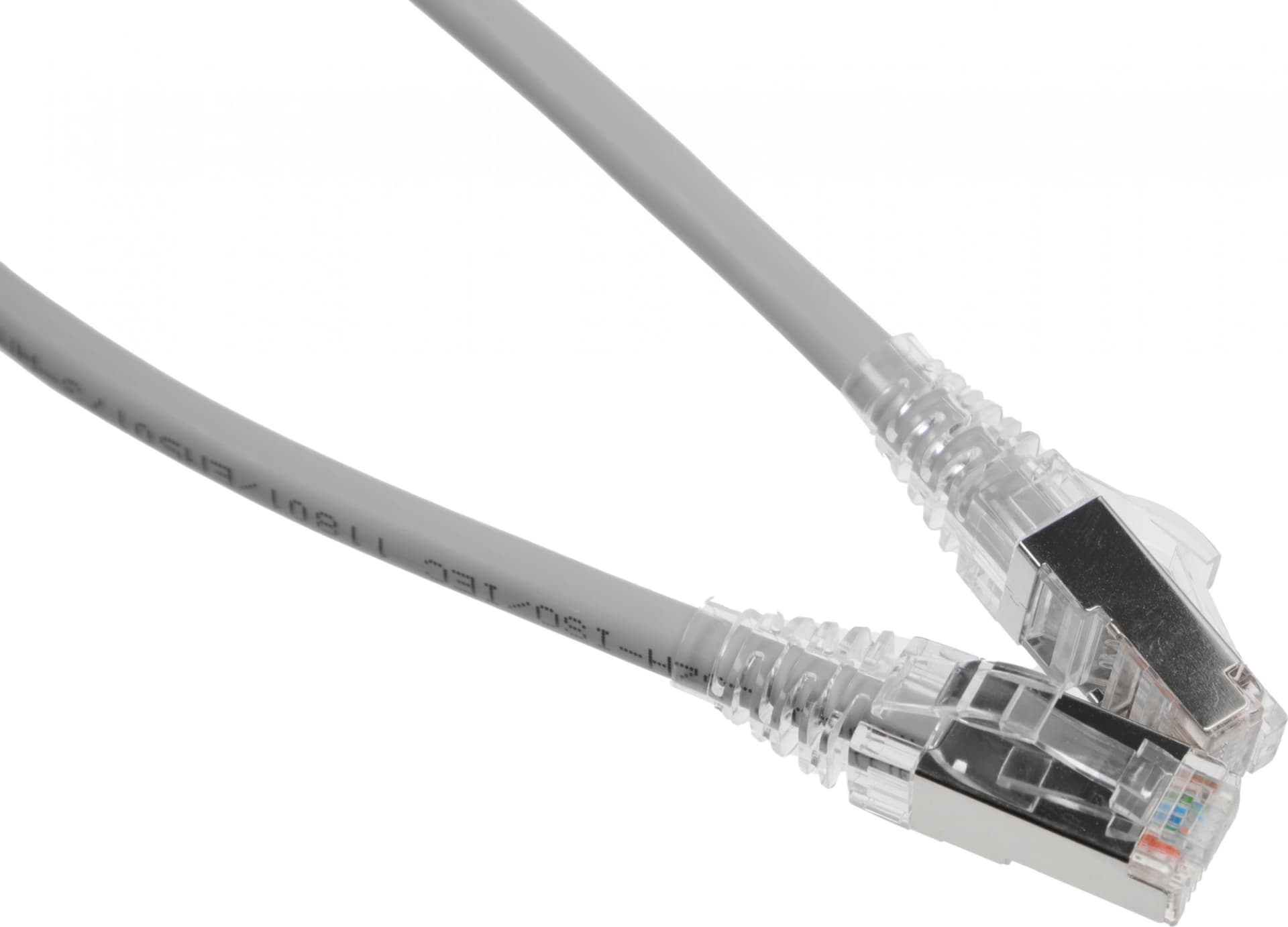 Патч-корд WRline WR-PC-RJ45-FTP-5E-0.3-GY FTP RJ-45 вил.-вилка RJ-45 кат.5E 0.3м серый LSZH - фото 1