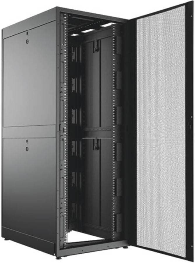Шкаф коммутационный C3 Solutions (C3.RF4209) напольный 42U 800x1200мм пер.дв.перфор. 2 бок.пан. задн.дв.перфор.2-хст. 1500кг черный 1200мм 170кг 1982мм сталь укомплектованный - фото 1