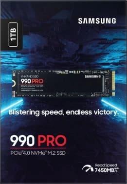 Накопитель SSD Samsung PCIe 4.0 x4 1TB MZ-V9P1T0BW 990 Pro M.2 2280 - фото 2