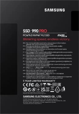 Накопитель SSD Samsung PCIe 4.0 x4 1TB MZ-V9P1T0BW 990 Pro M.2 2280 - фото 5