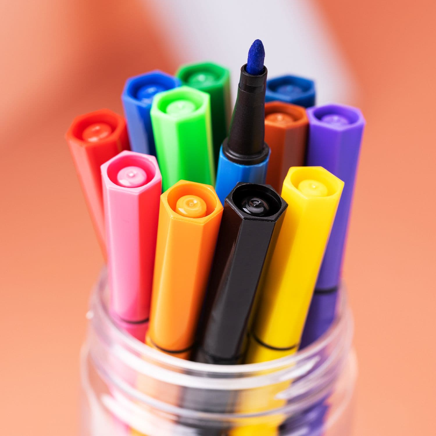 Фломастеры Deli EC156-12 ColoRun 12цв. пластиковая туба - фото 2