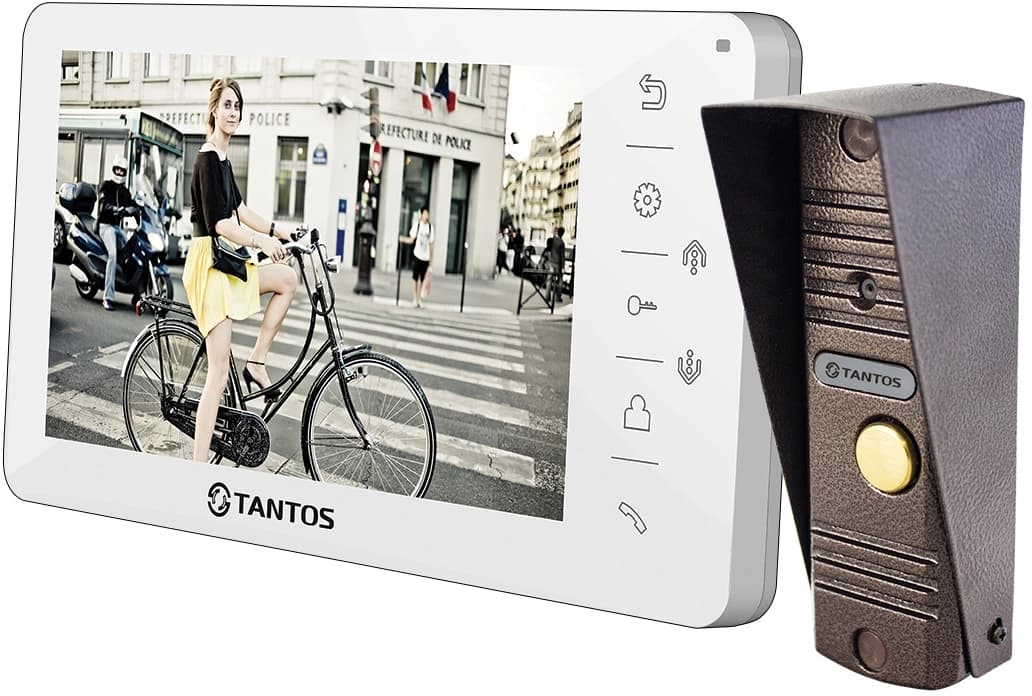 Комплект домофона Tantos Amelie kit белый - фото 4