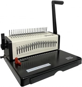 Переплетчик Office Kit B2125N A4/перф.23л.сшив/макс.500л./пластик.пруж. (4.5-51мм) - фото 2