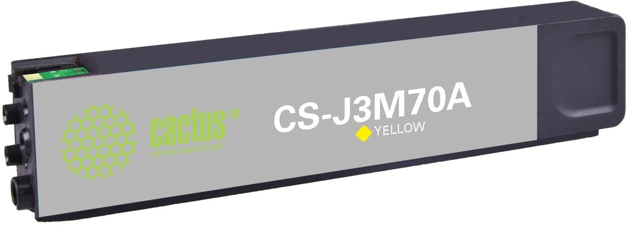 Картридж струйный Cactus CS-J3M70A 981A желт.пигм. (120мл) для HP PageWide 556dn Enterprise/586dn с чипом - фото 4