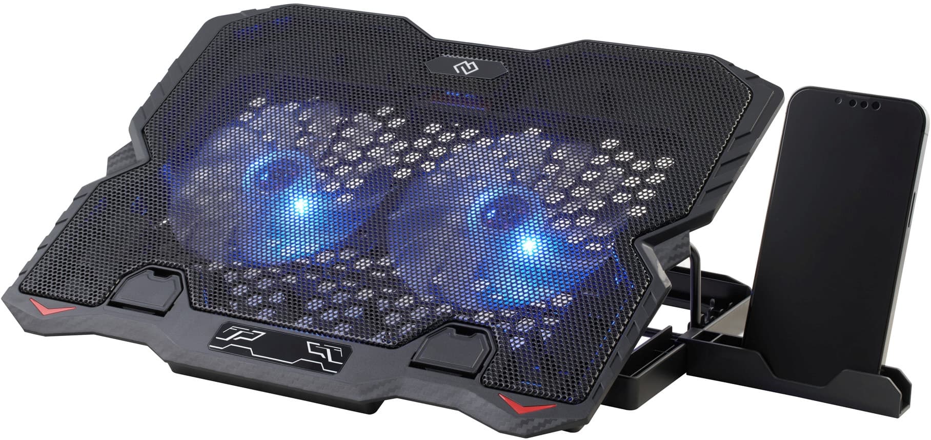Подставка для ноутбука Digma D-NCP150-2 15.6"360x260x27мм 38дБ 2xUSB 2x 120ммFAN 650г металл/пластик черный - фото 4