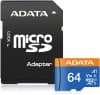 Флеш карта microSDXC 64GB A-Data AUSDX64GUICL10A1-RA1 Premier + adapter - фото 3