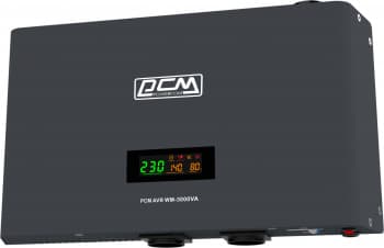 Стабилизатор напряжения Powercom WM-3000VA 1800Вт 3000ВА графитовый - фото 5