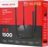 Роутер беспроводной Mercusys MR60X AX1500 10/100/1000BASE-TX черный - фото 3