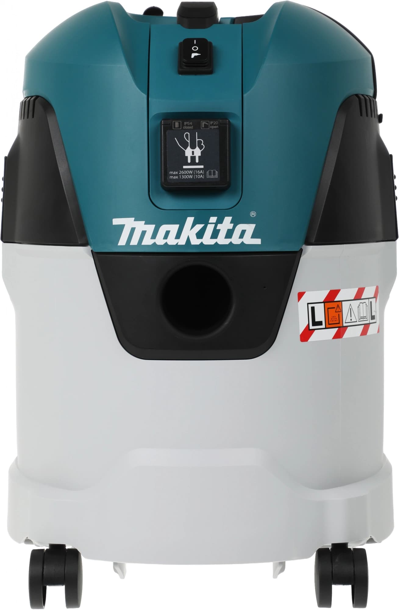 Строительный пылесос Makita VC2512L 1000Вт (уборка: сухая/влажная) серый