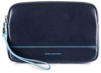 Клатч Piquadro Blue Square AC3944B2/BLU2 темно-синий натур.кожа - фото 2