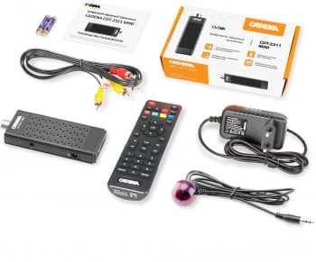 Ресивер DVB-T2 Cadena CDT-2311 MINI черный - фото 5