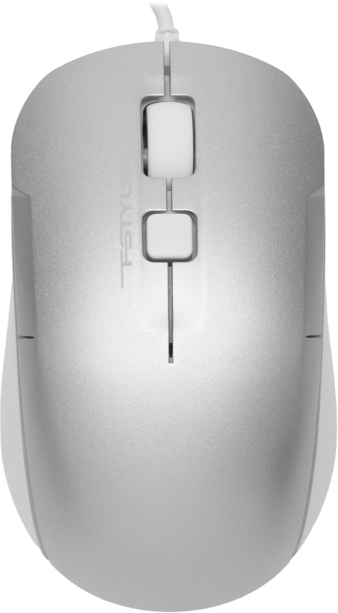 Мышь A4Tech Fstyler FM26S серебристый/белый оптическая 1600dpi silent USB для ноутбука 4but (FM26S USB (ICY WHITE))