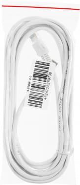 Патч-корд Premier 5-970 UTP 4 пары cat.5E solid CCA molded 3м белый RJ-45 (m)-RJ-45 (m) (5-970W 3.0) - фото 2