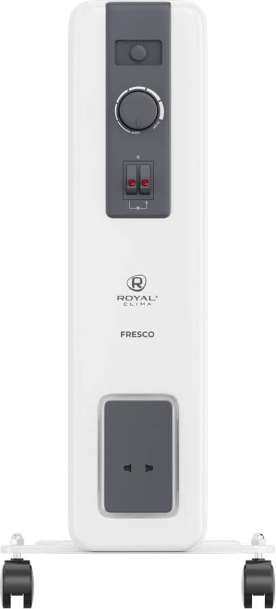 Радиатор масляный Royal Clima ROR-FR7-1500M 1500Вт белый/черный - фото 4