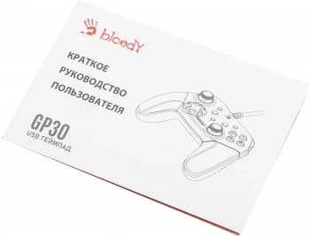 Геймпад A4Tech Bloody GP30 Sports черный/синий USB виброотдача обратная связь (GP30 SPORTS BLUE) - фото 2