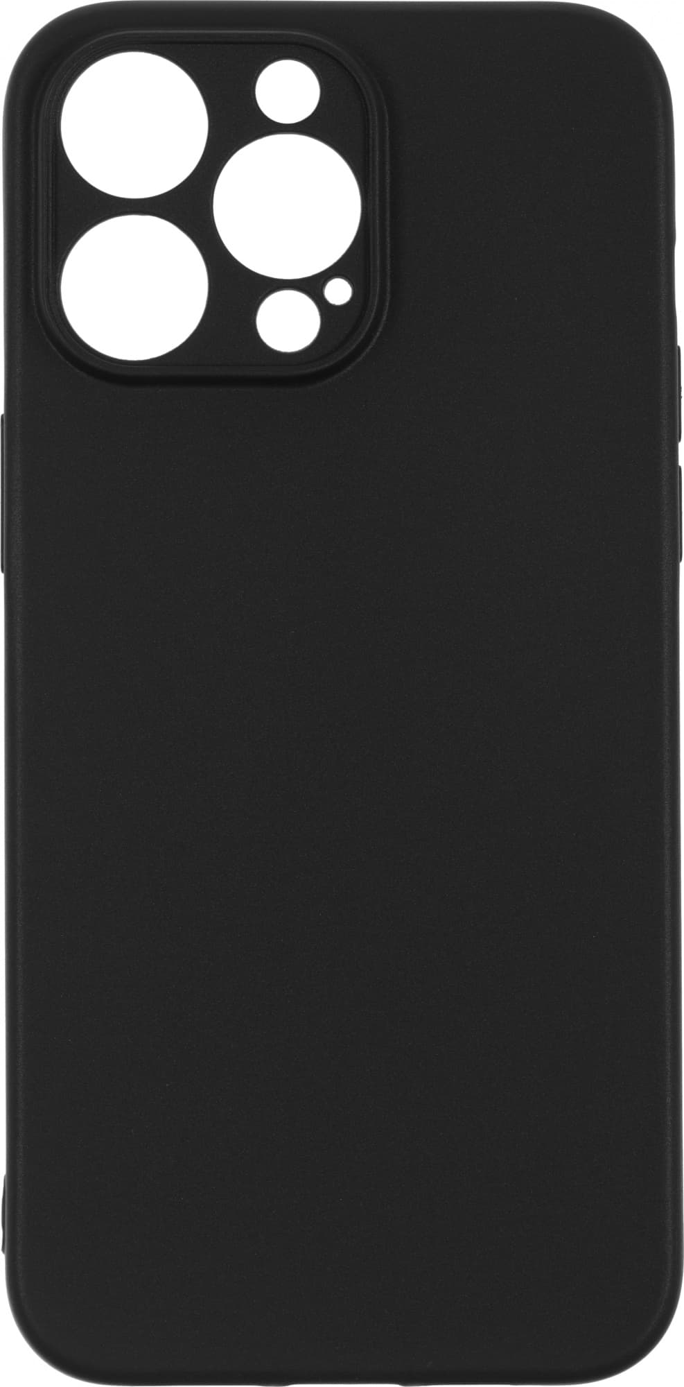 Чехол (клип-кейс) BoraSCO для Apple iPhone 15 Pro Max Silicone Case черный (72415) - фото 1