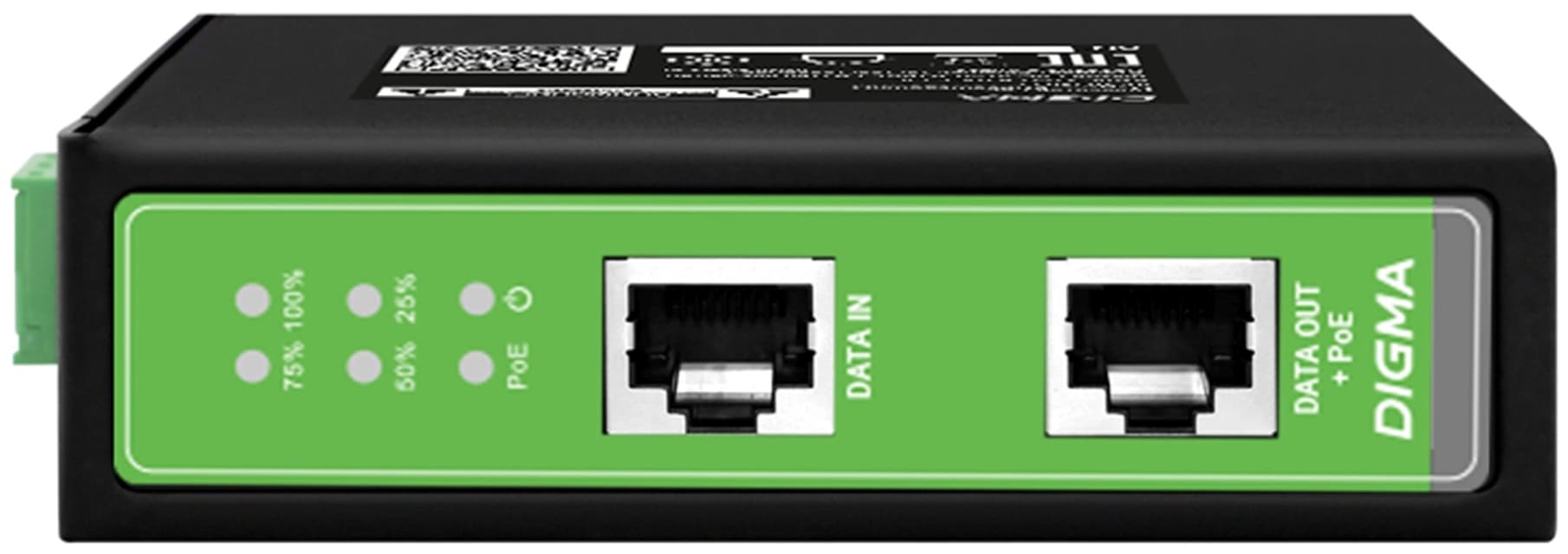 Инжектор PoE Digma DNP30W48GDXM 10/100/1000BASE-T 30Вт 37-57В(DC) - фото 4